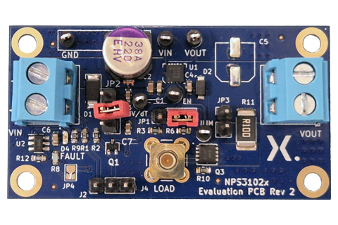NEVB-NPS3102A 12 V, 2-13.5 A, 17 m? latching eFuse evaluation board